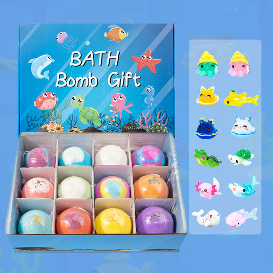 🔥LAST DAY 50% OFF - 🛁 Natural Bath Bombs for Kids with Mega Bubbles & Surprise Inside 🥚✨ Same as in the video
