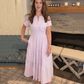 💜 LAST DAY PROMOTION - 50%OFF 💜💐 Women's Casual Summer Short-Sleeve V-Neck Long Dresses