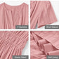 💜 LAST DAY PROMOTION - 50%OFF 💜💐 Women's Casual Summer Short-Sleeve V-Neck Long Dresses