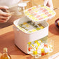 ⏰Last Day Sale 50% OFF 2 Layer Ice Cube Trays, Easy Demold Stackable Ice Mold for Home Bar