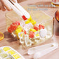 ⏰Last Day Sale 50% OFF 2 Layer Ice Cube Trays, Easy Demold Stackable Ice Mold for Home Bar