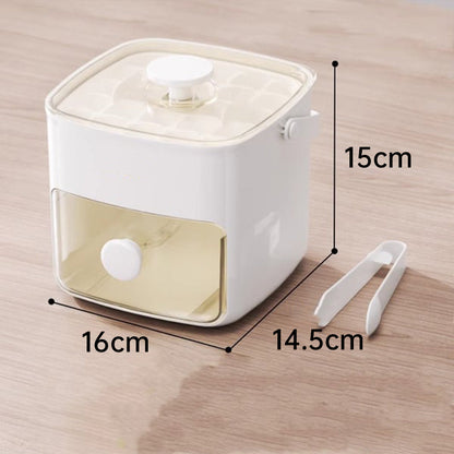 ⏰Last Day Sale 50% OFF 2 Layer Ice Cube Trays, Easy Demold Stackable Ice Mold for Home Bar