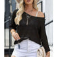 🔥50% OFF Boho Summer Chic Women's Crochet Openwork 3/4 Sleeve Knit Top, Breathable Lightweight Hollow Out Cover Up, Versatile Beach Vacation Layering Top