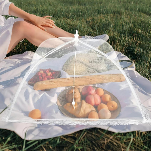 🔥50% OFF Half Price 🥗Mesh Pop-Up Food Protector Foldable Mesh Food Cover for Outdoor & Home