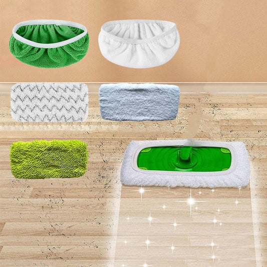 🚨Flash Sale 50% Off🧽 Wet & Dry Reusable Microfiber Mop Pad