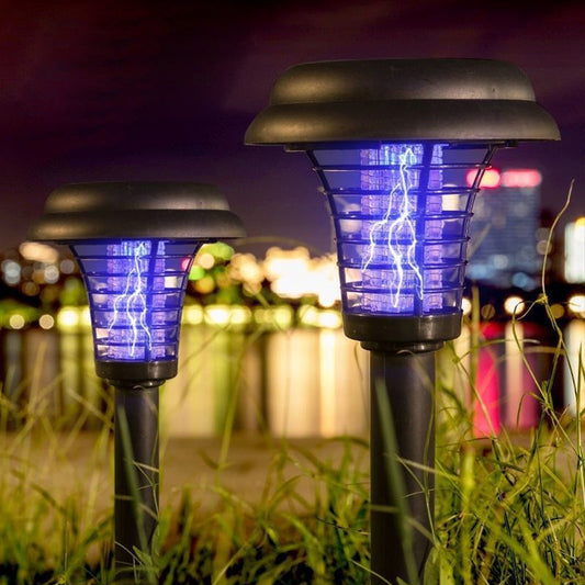 ✨Garden Must‑Have🔥50% OFF ☀️ Solar Mosquito Zapper Lamp Stake