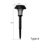✨Garden Must‑Have🔥50% OFF ☀️ Solar Mosquito Zapper Lamp Stake