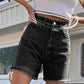 🔥50% OFF Half Price⏰Simple Solid High Waist Shorts Slim Fit Women Casual Wear