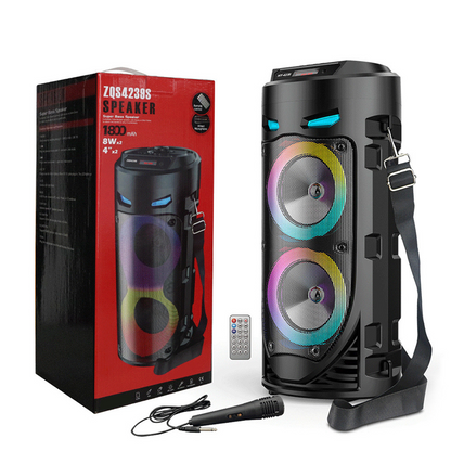 🚚Free Shipping 📢Portable Bluetooth Speaker with Wired Microphones