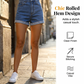 🔥50% OFF👖Women's High-Rise Cuffed Denim Shorts Casual Trendy Jeans Bottoms