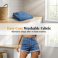 🔥50% OFF👖Women's High-Rise Cuffed Denim Shorts Casual Trendy Jeans Bottoms