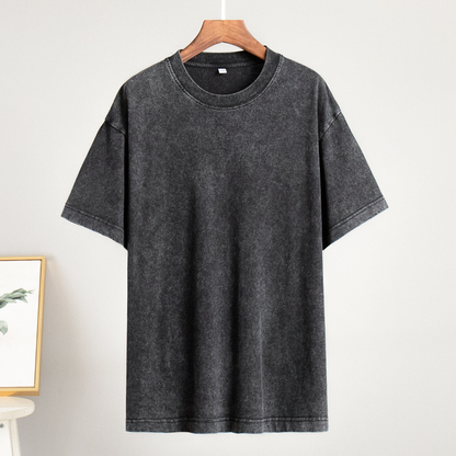 🔥50% OFF Half Price 👕Vintage Wash Oversized T-Shirt Casual Loose Daily Top