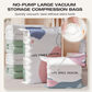 ⏳LAST DAY SALE ONLY $14.99!🏆🧳No‑Pump Vacuum Storage Bags – Press & seal, no pump needed. Saves 80% space, keeps clothes dry & dust‑free. Perfect for bulky bedding & off‑season gear. 🛏️🗄️