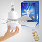🔥Last Day Sale 65% OFF🥰 ✨2-in-1 Portable Ceiling Fan & Light 3 Speed Remote Timer