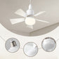🔥Last Day Sale 65% OFF🥰 ✨2-in-1 Portable Ceiling Fan & Light 3 Speed Remote Timer