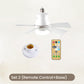 🔥Last Day Sale 65% OFF🥰 ✨2-in-1 Portable Ceiling Fan & Light 3 Speed Remote Timer
