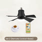 🔥Last Day Sale 65% OFF🥰 ✨2-in-1 Portable Ceiling Fan & Light 3 Speed Remote Timer