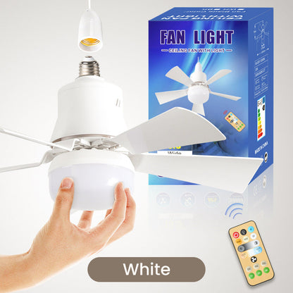 🔥Last Day Sale 65% OFF🥰 ✨2-in-1 Portable Ceiling Fan & Light 3 Speed Remote Timer