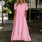 💥LAST DAY SALE 50%OFF💥Women's Eyelet Lace A-Line Dress with Pockets 👗 – Cotton Blend, Machine Washable, Solid Colours, Sizes S-2XL