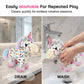 🔥50% OFF 🎁DIY Color-In Unicorn Plush Toy Kit, Washable Reusable Coloring Stuffed Animal, Creative Art Craft Set for Kids Birthday Gift