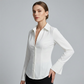 🚨Limited Time 50% Off 👔Women’s Structured Waist Button-Down Shirt