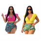 ⏰Last Day Sale 65% OFF Tropical Print Skirted Two Piece Swimsuit Quick Dry Beach Bathing Suit(💕Buy 2 Save Extra 10%& 📦Free Shipping)