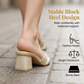 🔥60% OFF Women's Elegant Single Strap Slip-On Sandals Open Toe Flat Slides Casual Summer Beach Sandals