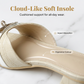 🔥60% OFF Women's Elegant Single Strap Slip-On Sandals Open Toe Flat Slides Casual Summer Beach Sandals