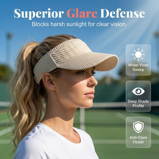 🏆BIG SALE BUY 1 FREE 1🎉Women's Breathable Knit Sun Visor Hat($8.99 / each)