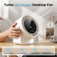 ⏰Last Day Sale 65% OFF Wall-Mount & Desktop Cooling Fan, 180° Rotatable Space-Saving Fan with Night Light
