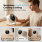 ⏰Last Day Sale 65% OFF Wall-Mount & Desktop Cooling Fan, 180° Rotatable Space-Saving Fan with Night Light