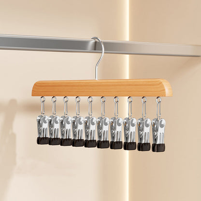 🔥50% OFF Half Price 360° Swivel Multi-Hook Wardrobe Organizer, 6-Claw Space-Saving Hanger for Bags, Belts, Ties & Scarves