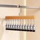 🔥50% OFF Half Price 360° Swivel Multi-Hook Wardrobe Organizer, 6-Claw Space-Saving Hanger for Bags, Belts, Ties & Scarves