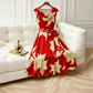 🎁 Limited Time Gift! Free Heart Necklace 💖🔥50% OFF Half Price 👗Women's Sleeveless Floral Print Dress, Lightweight Flowy Summer Dress for Party, Beach & Daily Wear