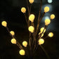 🥳SUMMER HOT SALE🥳💞50K+ SOLD!💥50% OFF! 💡Solar Powered LED Tree Branch Garden Stake Light