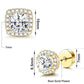 🔥50% OFF Half Price ✨Sparkling Ear Studs for Women, Shiny Cubic Zirconia Mini Stud Earrings Hypoallergenic Daily Jewelry Gift
