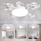 💥FREE SHIPPING⏰Last Day Sale 65% OFF Remote-Controlled LED Ceiling Fan Light, Low Noise 3-Color Adjustable Fan Light Fixture