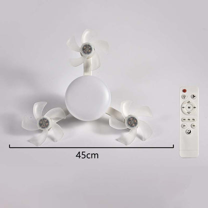 💥FREE SHIPPING⏰Last Day Sale 65% OFF Remote-Controlled LED Ceiling Fan Light, Low Noise 3-Color Adjustable Fan Light Fixture