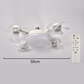 💥FREE SHIPPING⏰Last Day Sale 65% OFF Remote-Controlled LED Ceiling Fan Light, Low Noise 3-Color Adjustable Fan Light Fixture