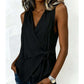 🔥50% OFF Women's Halter Sleeveless Casual Blouse, Soft Breathable Summer Tank Top, Elegant Loose Fit Daily Shirts for Vacation & Streetwear