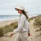🔥LAST DAY SALE: ONLY $25.99!!🎁✨Women’s UPF 50+ Elegant Foldable Sun Hat – Wide-Brim Cotton Bucket Hat with Neck Flap & Adjustable Strap 🌞🇬🇧 | Packable, Breathable & Beach-Ready