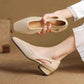 🛒🎁FREE SHIPPING!!!🚨Limited Time 65% Off Women's Square Toe Low Heel Pumps
