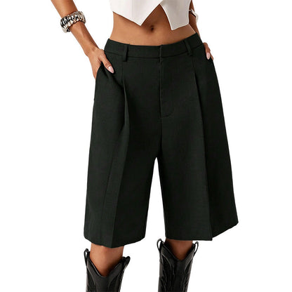 🚨Limited Time 50% Off 👚 Everyday Summer Bermudas — Relaxed Knee-Length with Utility Pockets