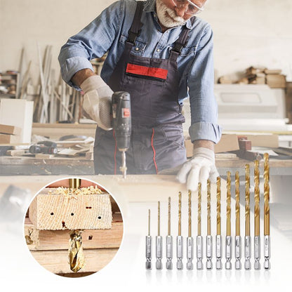 ⏳Limited-time 50% off⏰13PCS Multipurpose Drill Bit Set🧰