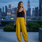 ⏰Last Day Special Price 49%OFF!!!  Women's Loose-Fit Drawstring Lantern Pants, Slimming Baggy Ankle Cuff Pants for Home & Outdoor