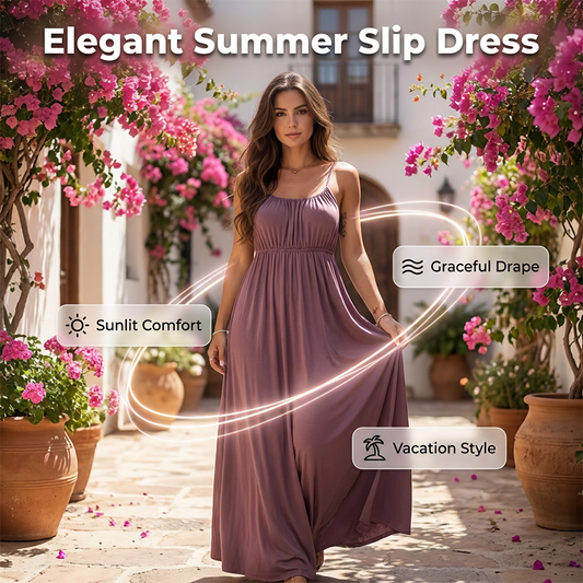 🚨Limited Time 50% Off🌸French Slip Dress – Breezy & Effortlessly Chic