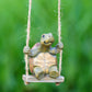 🔥45%‑OFF NOW🐢Whimsical Turtle Swing Decor‑Cute Hanging Ornament for Yard, Tree & Patio Decoration