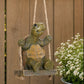 🔥45%‑OFF NOW🐢Whimsical Turtle Swing Decor‑Cute Hanging Ornament for Yard, Tree & Patio Decoration
