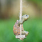 🔥45%‑OFF NOW🐢Whimsical Turtle Swing Decor‑Cute Hanging Ornament for Yard, Tree & Patio Decoration