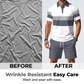 📢📢FREE SHIPPING & ONLY $49.99 FOR THE WHOLE 2 PIECES Outfit⏳LAST DAY SALE 60% OFF !!📢Men's Two-Piece Shirt and Shorts Set, Soft Breathable Casual Short Sleeve Top & Shorts Loungewear Set For Daily Summer Wear
